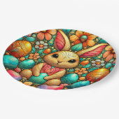 PAASKONIJN 3D ~ Alcoholinkten ~ Papier Bord (Gekanteld)