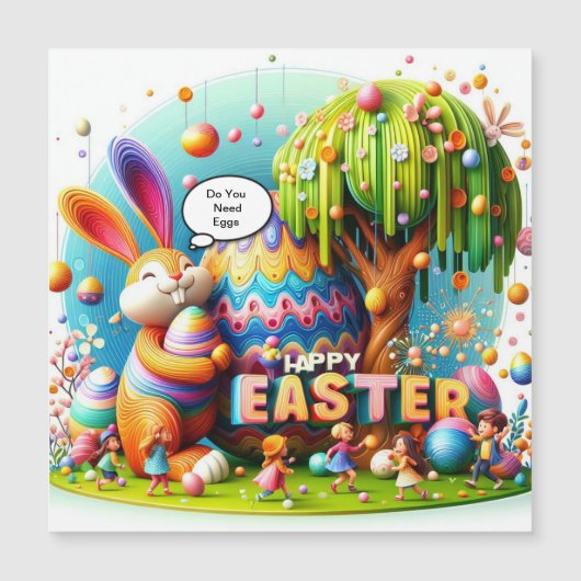 Paaskonijn altijd hoop en magie (Voorkant)