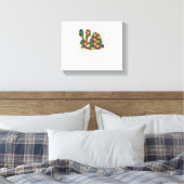 Paaskonijn Autisme Bewustzijn Puzzel Stuk Autist Canvas Afdruk (Insitu (Slaapkamer))