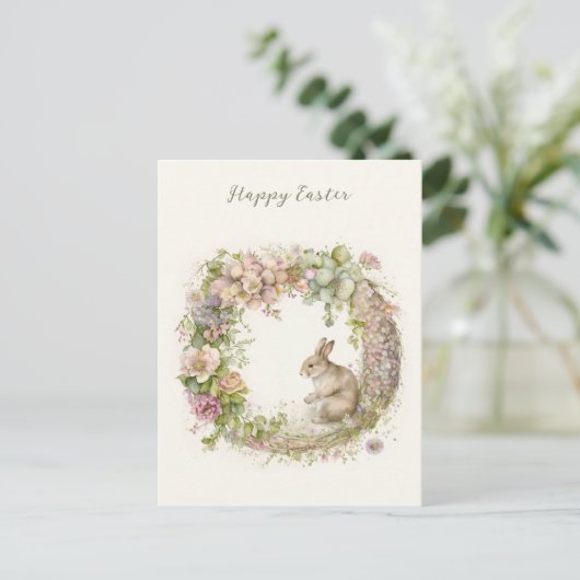 Paaskonijn Briefkaart (Staand voorkant)
