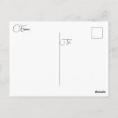 " PAASKONIJN " BRIEFKAART (Achterkant)