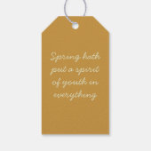  paaskonijn cadeaulabel (Achterkant)