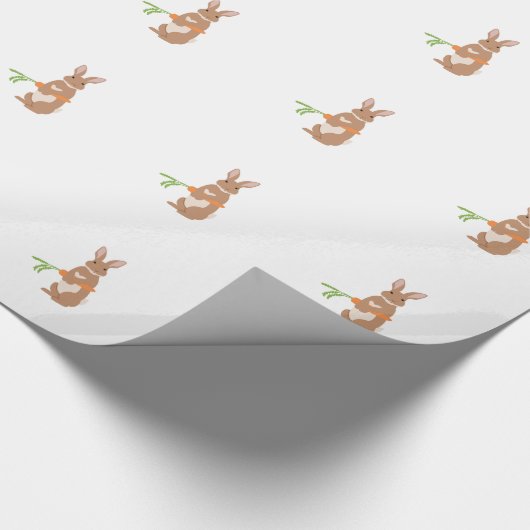 Paaskonijn Cadeaupapier (Hoek)