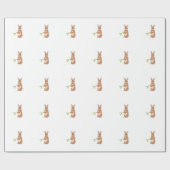 Paaskonijn Cadeaupapier (Vlak)