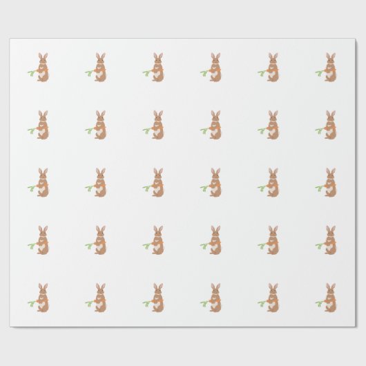 Paaskonijn Cadeaupapier (Vlak)