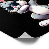 Paaskonijn Dabbing Eggs Dab Boys Girls Kinder Bun Poster (Hoek)