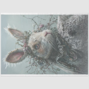 paaskonijn decoupage tissuepapier