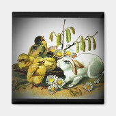  paaskonijn en Baby, ZSSG Magneet (Voorkant)