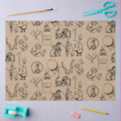  paaskonijn en baksteenkraft Brown Tissuepapier (Craft)