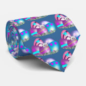 Paaskonijn en eieren stropdas (Opgerold)