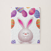 Paaskonijn en eitenpuzzel! legpuzzel (Verticaal)