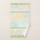Paaskonijn en eitjes bad handdoek (Handdoek)