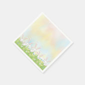 Paaskonijn en eitjes servet (Hoek)