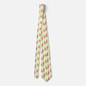 paaskonijn en familie in Egg Cart, ZSSG Stropdas (Achterkant)