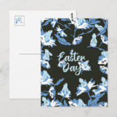 Paaskonijn en Floral Briefkaart (Voorkant / Achterkant)