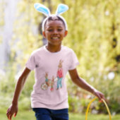  Paaskonijn en Gezin in Eierkar Kinder T-shirt