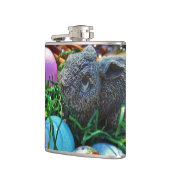 Paaskonijn en golfbalmand heupfles (Links)