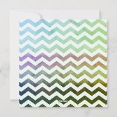 Paaskonijn en kuikens feestdagenkaart (Achterkant)