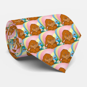 paaskonijn en paaseieren stropdas