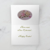 Paaskonijn en Rozen Kaart (Binnen)