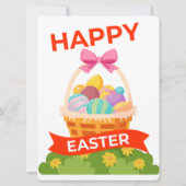 PAASKONIJN FEESTDAGENKAART (Voorkant)