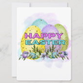 PAASKONIJN FEESTDAGENKAART (Voorkant)