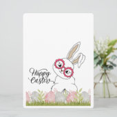 PAASKONIJN FEESTDAGENKAART (Staand voorkant)