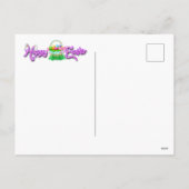 Paaskonijn Feestdagenkaart (Achterkant)