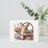 Paaskonijn Feestdagenkaart (Staand voorkant)