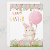 PAASKONIJN FEESTDAGENKAART (Voorkant / Achterkant)