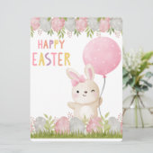 PAASKONIJN FEESTDAGENKAART (Staand voorkant)