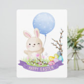 PAASKONIJN FEESTDAGENKAART (Staand voorkant)