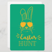 PAASKONIJN FEESTDAGENKAART (Voorkant / Achterkant)