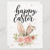 PAASKONIJN FEESTDAGENKAART (Voorkant / Achterkant)