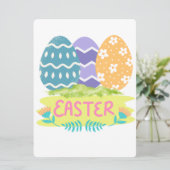 PAASKONIJN FEESTDAGENKAART (Staand voorkant)