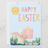 PAASKONIJN FEESTDAGENKAART (Voorkant)