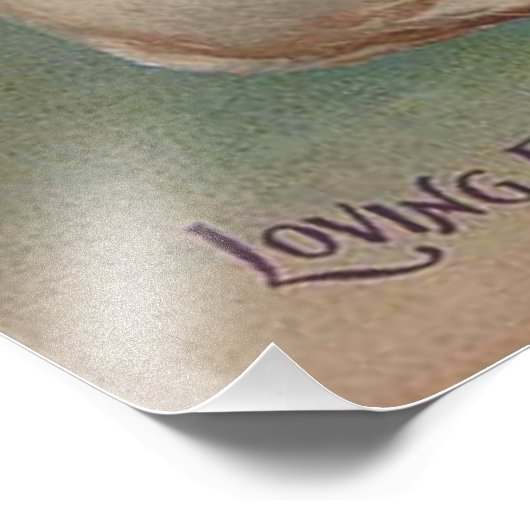  paaskonijn foto afdruk (Hoek)