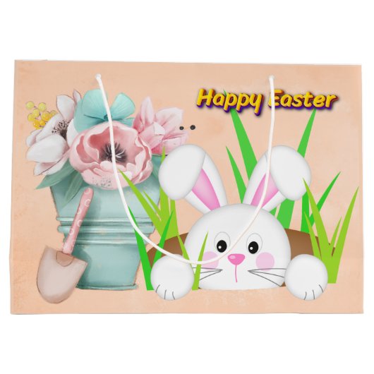 Paaskonijn Groot Cadeauzakje (Achterkant)