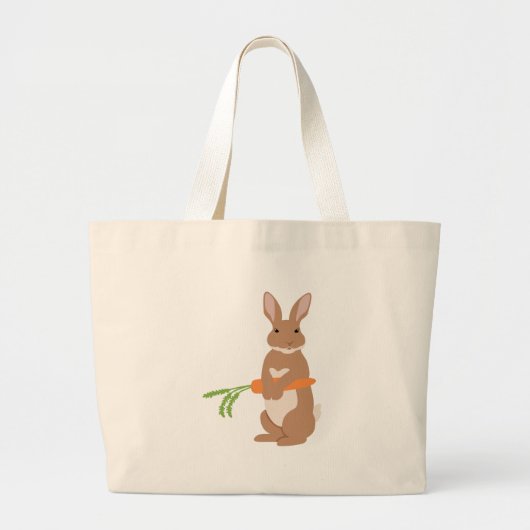 Paaskonijn Grote Tote Bag (Voorkant)