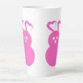 Paaskonijn Hart Latte Mok (Voorkant)