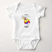 Paaskonijn Hero Baby Bodysuit (Voorkant)