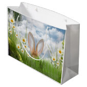 Paaskonijn in dagboeken groot cadeauzakje (Achterkant Gekanteld)