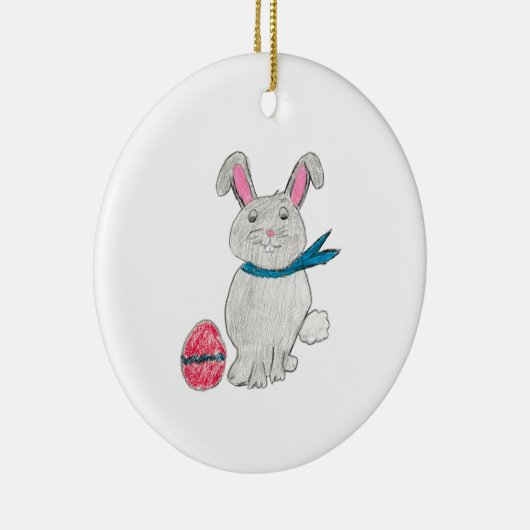 Paaskonijn Keramisch Ornament (Rechts)