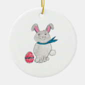 Paaskonijn Keramisch Ornament (Voorkant)