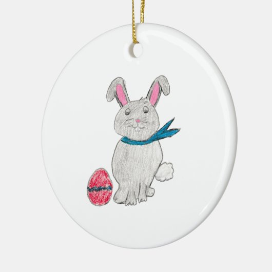 Paaskonijn Keramisch Ornament (Links)