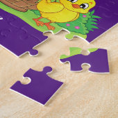 Paaskonijn, lamsvlees en kuikenpuzzels op maat ges legpuzzel (Zijkant)