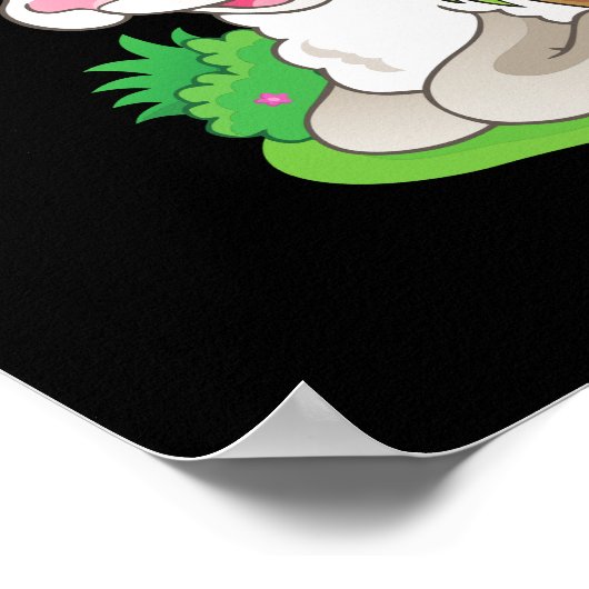 Paaskonijn, lamsvlees en poster. poster (Hoek)