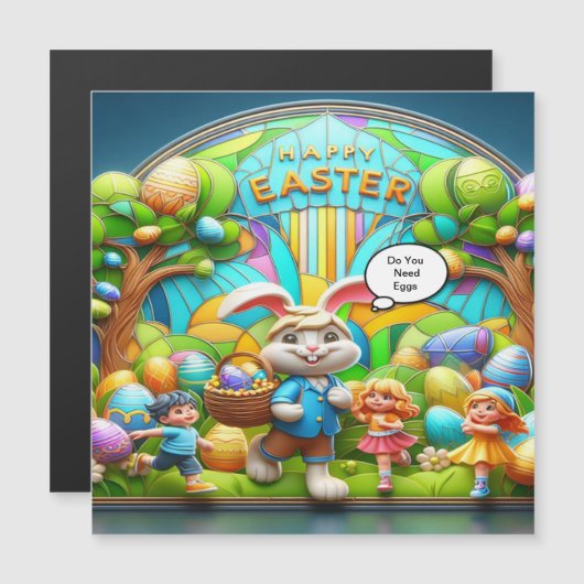 Paaskonijn magisch land (Voorkant / Achterkant)