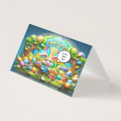 Paaskonijn magisch land kaart (Voorkant)