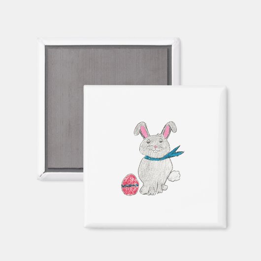 Paaskonijn Magneet (Voorkant / Achterkant)